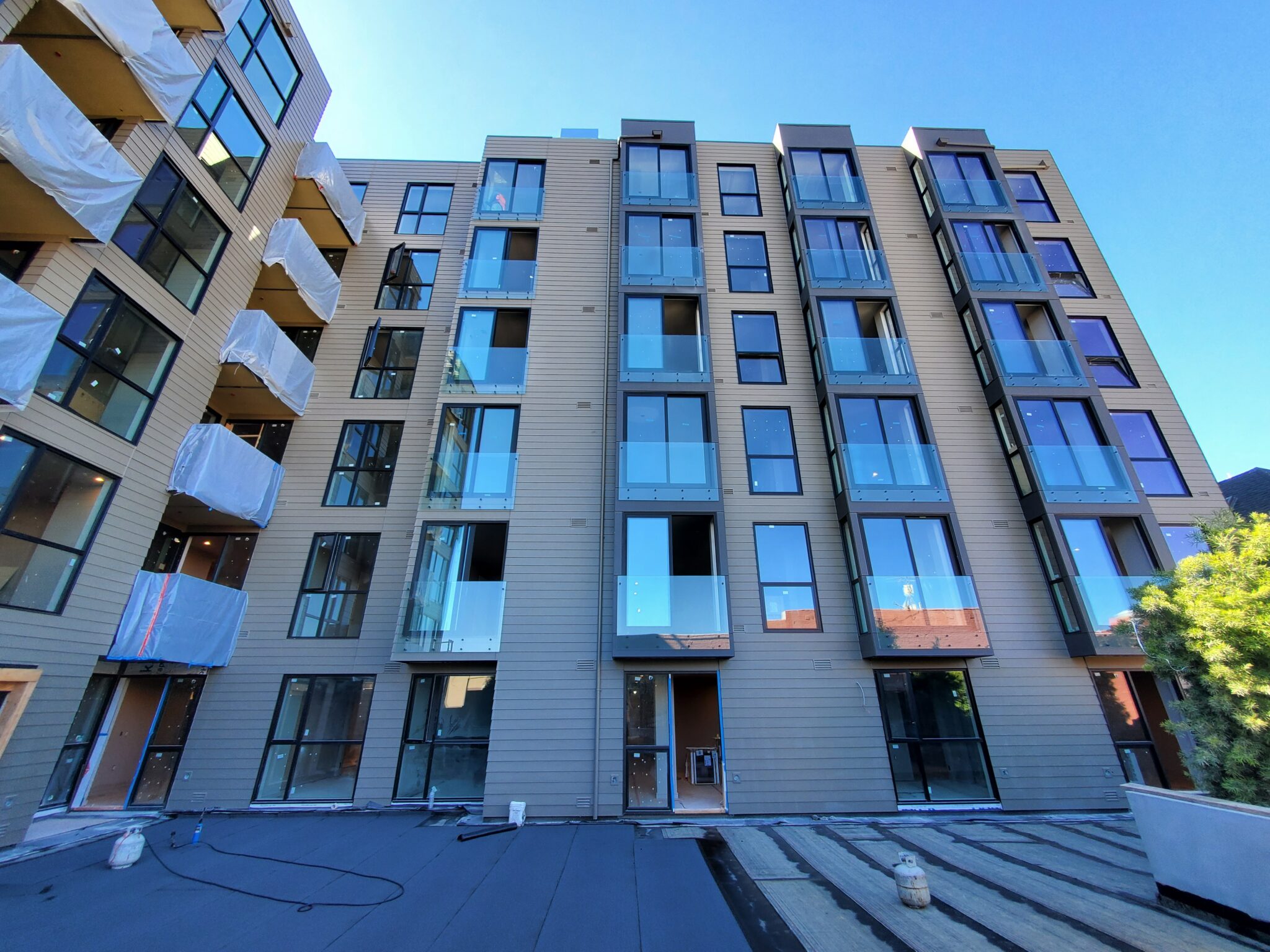 It's always exciting pulling the scaffold to reveal the goods